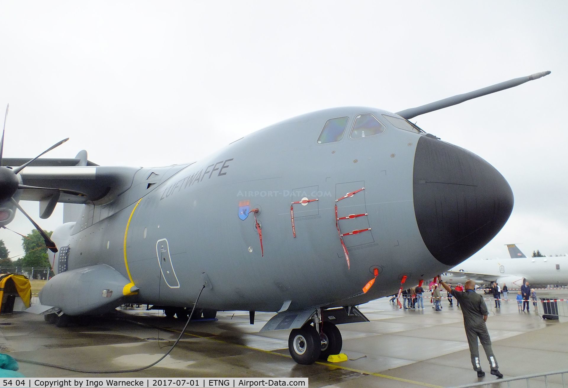 54 04, 2016 Airbus A400M Atlas C/N 035, Airbus A400M Atlas of the Luftwaffe (German Air Force) at the NAEWF 35 years jubilee display Geilenkirchen 2017