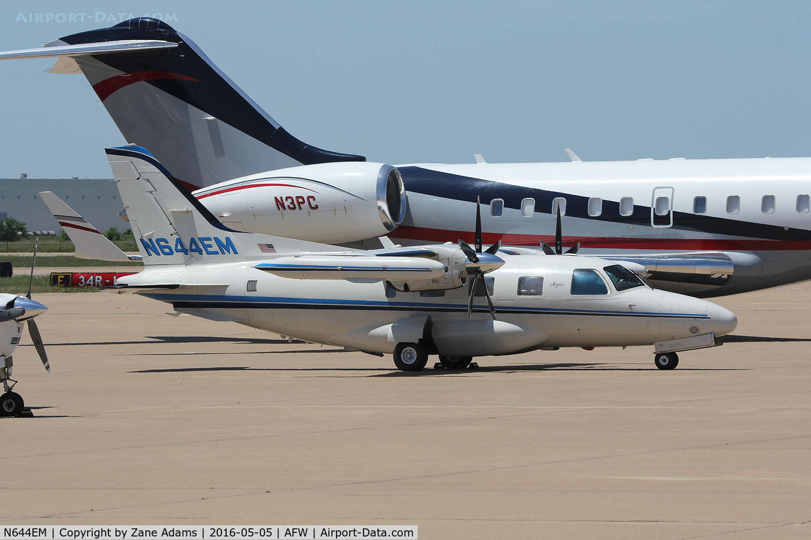 N644EM, 1980 Mitsubishi MU-2B-60 Marquise C/N 758SA, At Alliance Airport - Fort Worth,TX