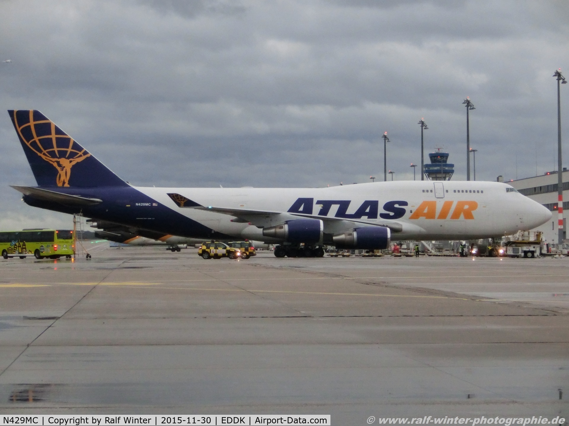 N429MC, 1990 Boeing 747-481 C/N 24833, Boeing 747-481 - 5Y GTI Atlas Air - 24833 - N429MC - 30.11.2015 - CGN