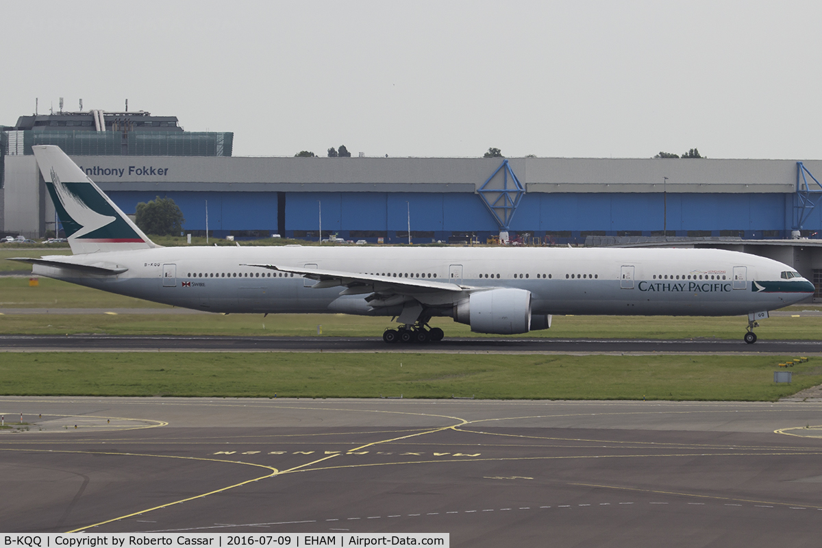 B-KQQ, 2014 Boeing 777-367/ER C/N 41762, Schiphol