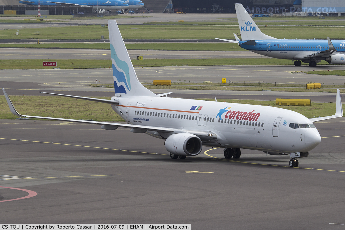 CS-TQU, 2002 Boeing 737-8K2 C/N 30646, Schiphol