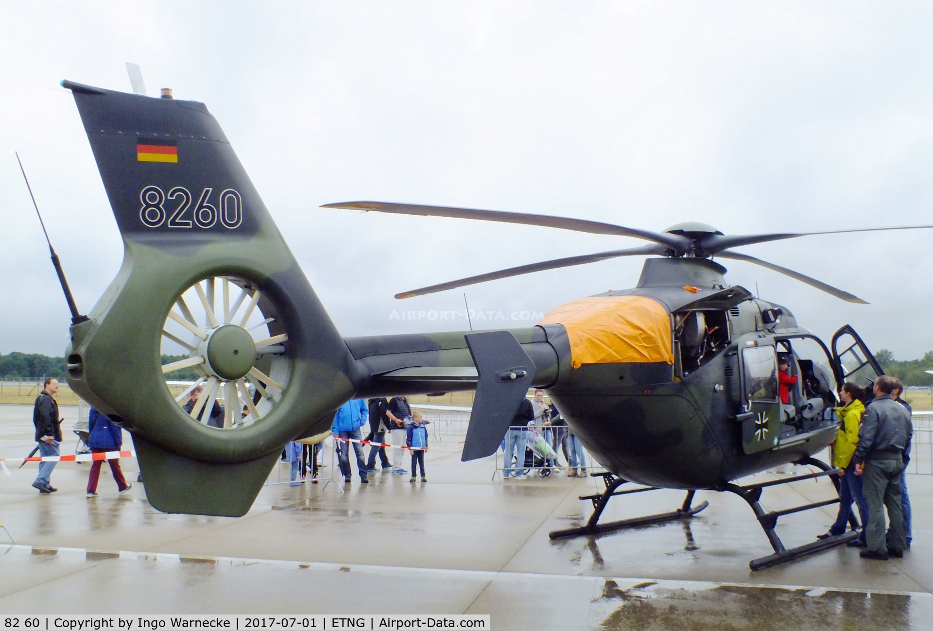82 60, Eurocopter EC-135T-1 C/N 0111, Eurocopter EC135T-1 of the German Army Aviation at the NAEWF 35 years jubilee display Geilenkirchen 2017