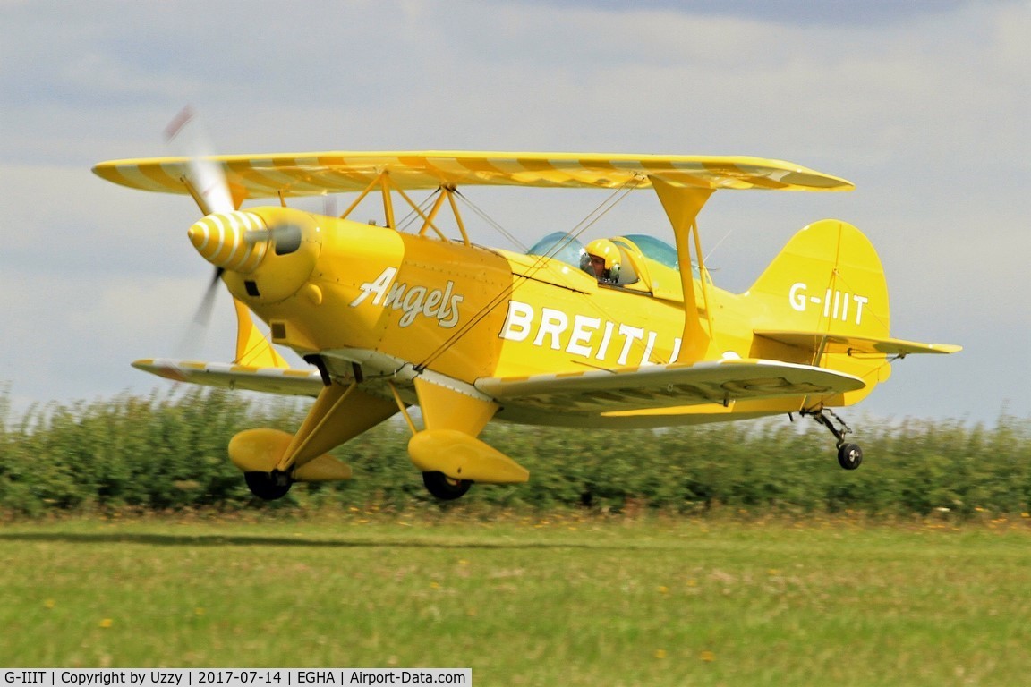 G-IIIT, 1980 Pitts S-2A Special C/N 2222, Arriving for aerobatic comp.