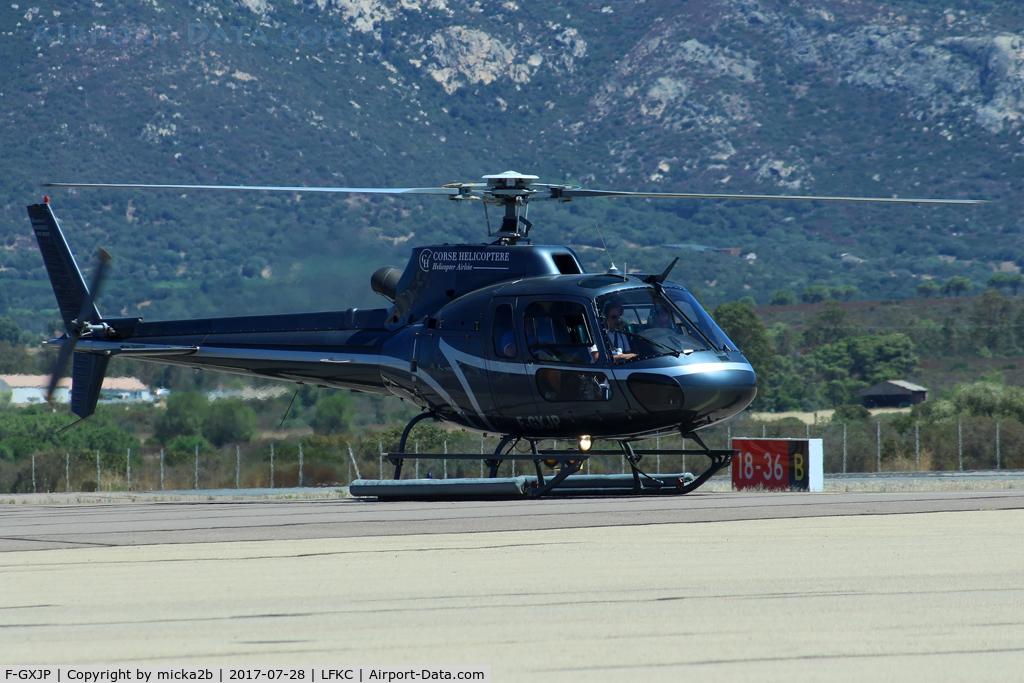 F-GXJP, Eurocopter AS-350B-2 Ecureuil C/N 9055, New colours