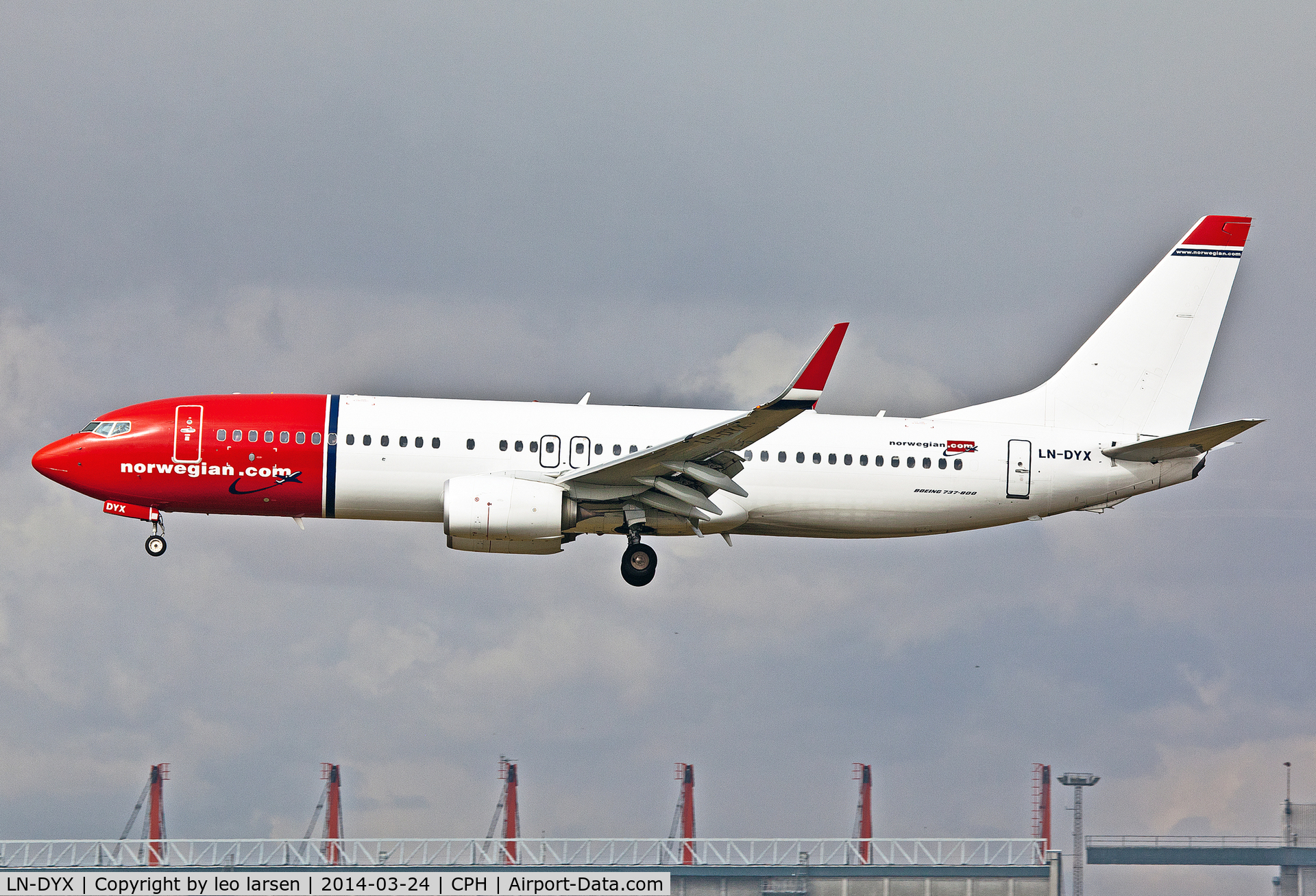 LN-DYX, 2012 Boeing 737-8JP C/N 39011, Copenhagen 24.3.2014