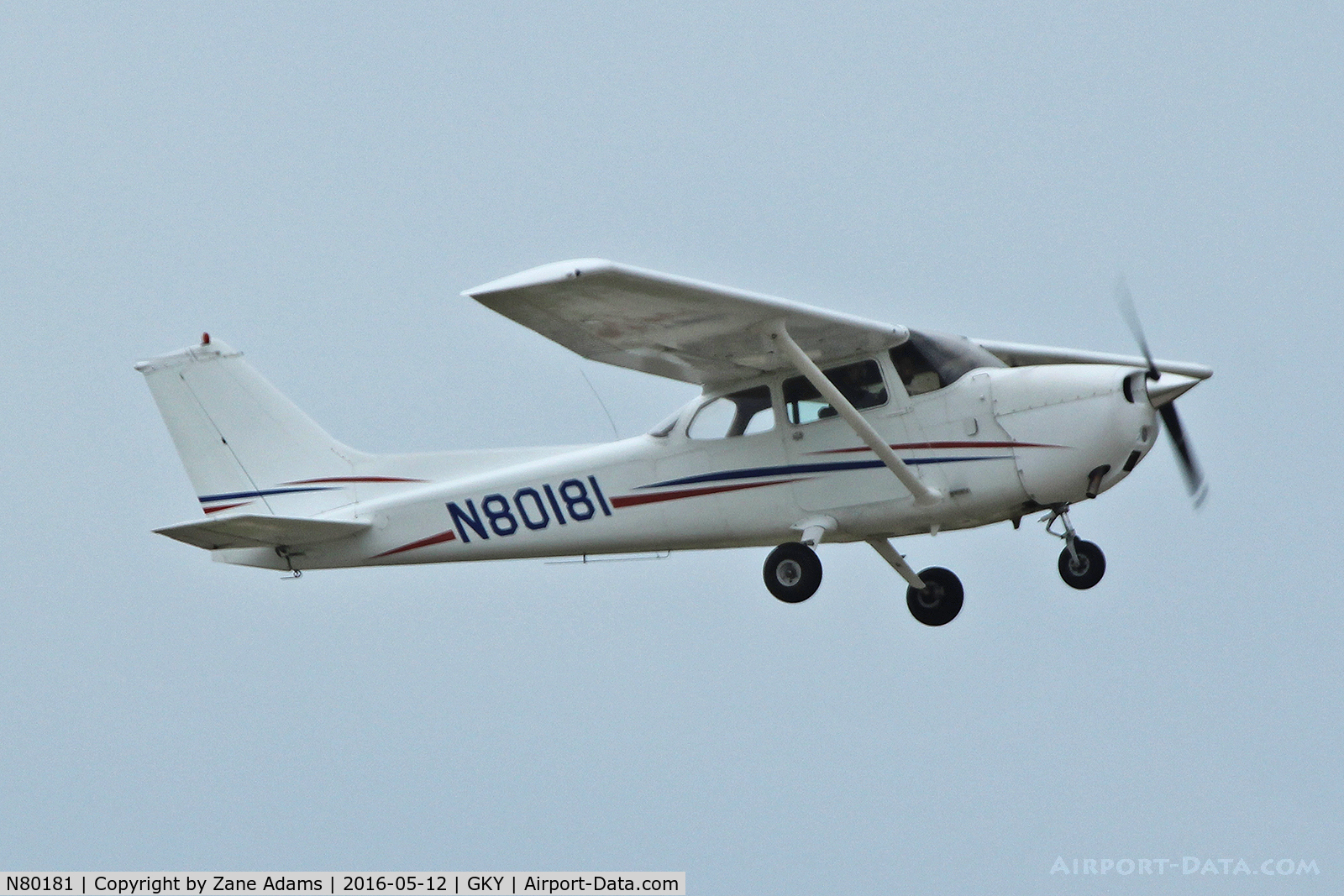 N80181, 1975 Cessna 172M C/N 17266425, At Arlington Municipal Airport
