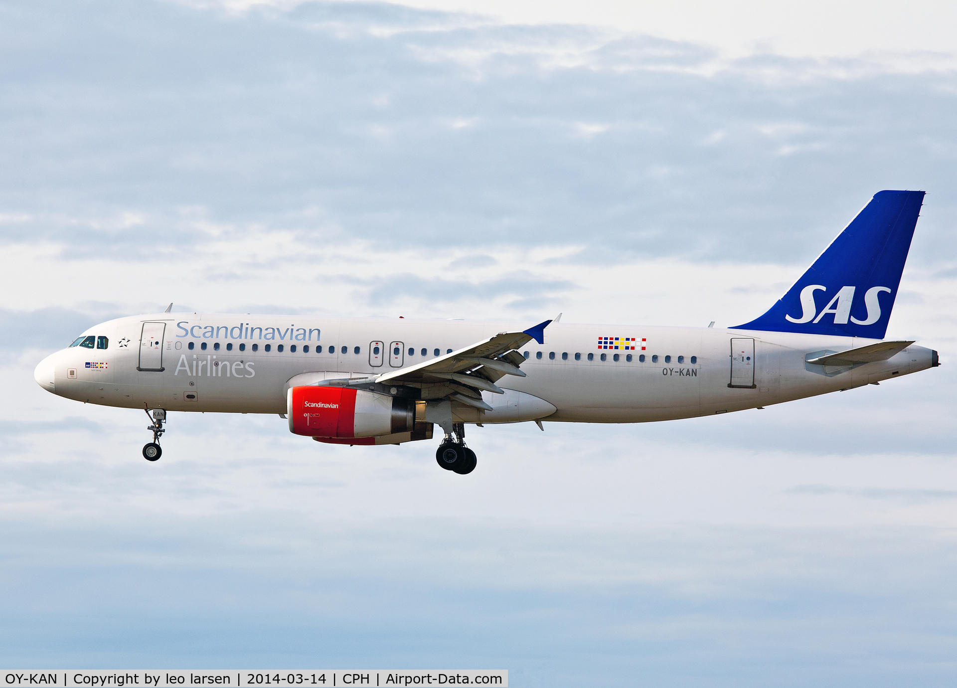 OY-KAN, 2006 Airbus A320-232 C/N 2958, Copenhagen 14.3.2014