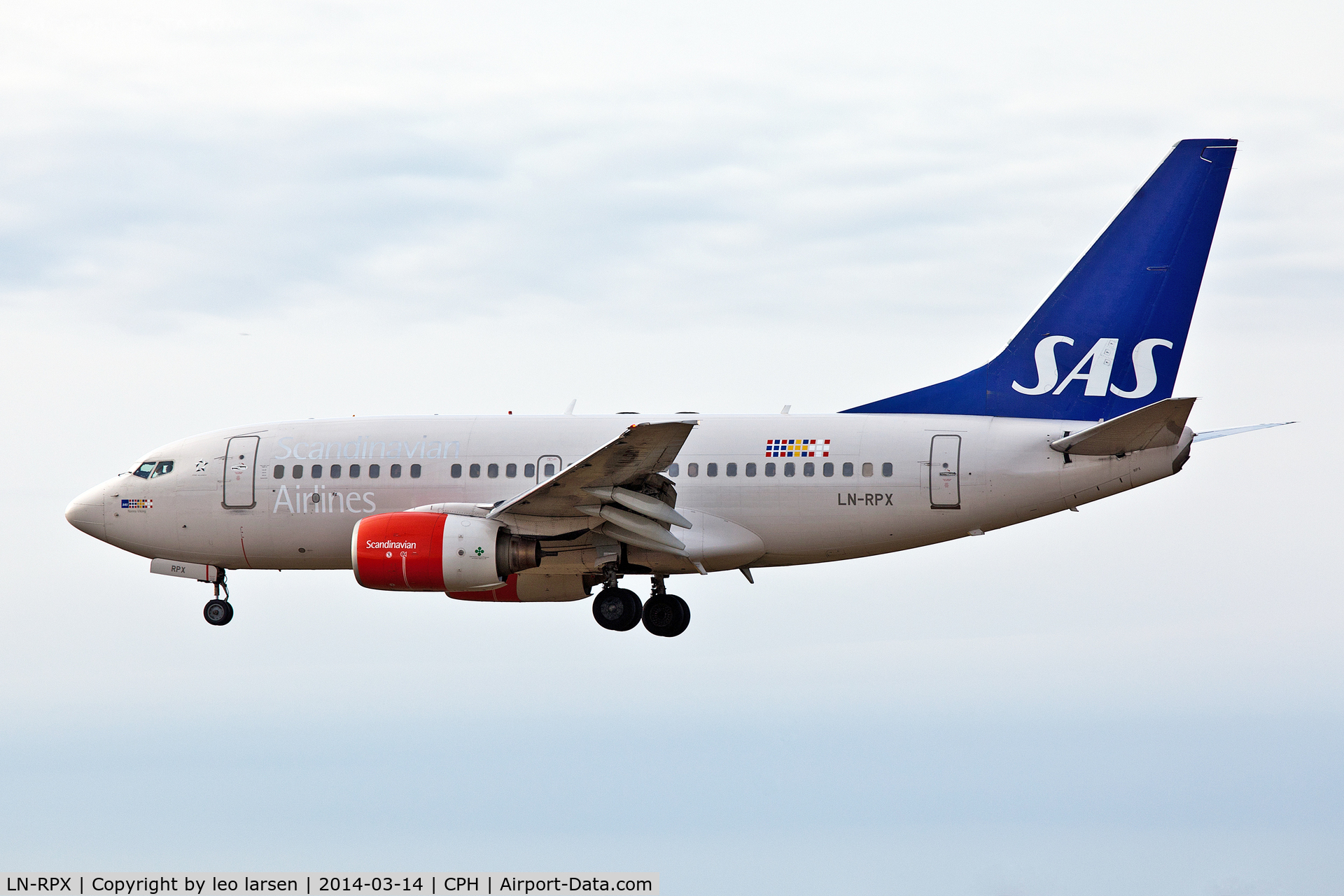 LN-RPX, 1998 Boeing 737-683 C/N 28291, Copenhagen 14.3.2014