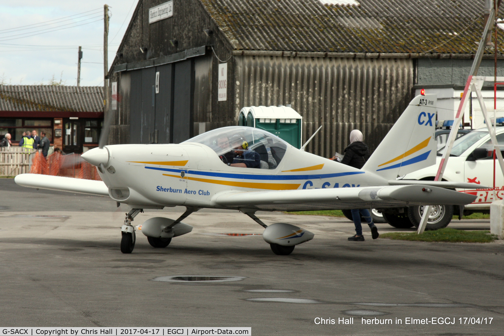 G-SACX, 2007 Aero AT-3 R100 C/N AT3-028, at Sherburn in Elmet