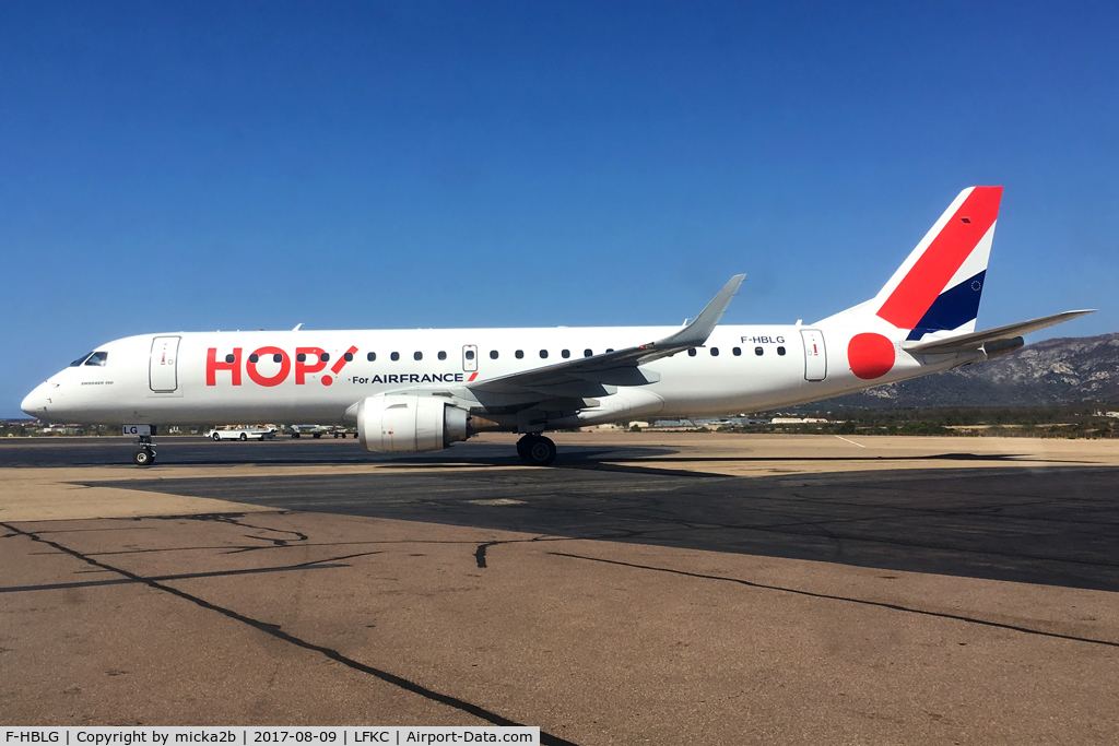 F-HBLG, 2009 Embraer 190LR (ERJ-190-100LR) C/N 19000254, Parked