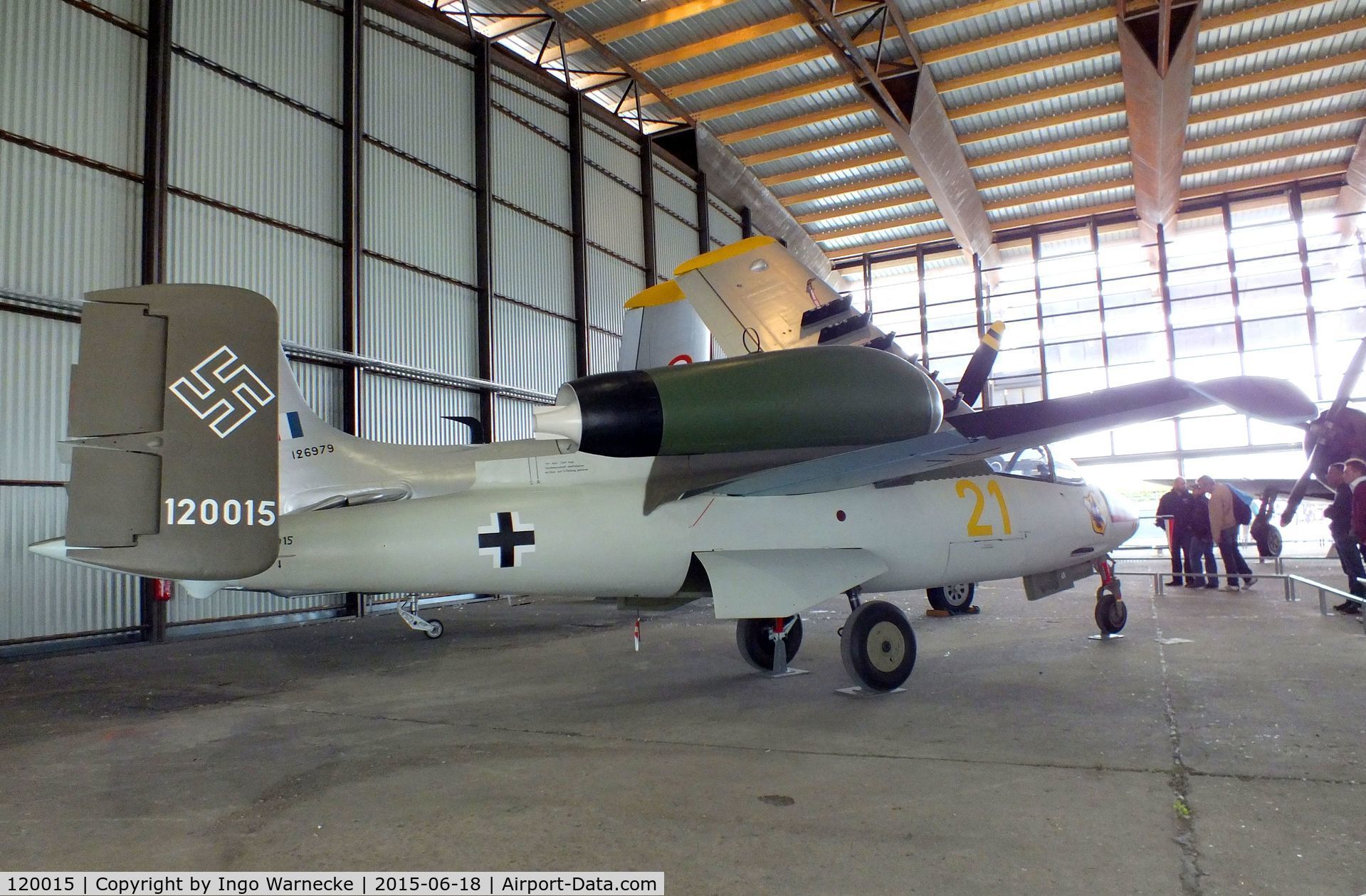 120015, Heinkel He-162A-2 Volksjager C/N 120015, Heinkel He 162A-2 'Spatz'/'Salamander'/'Volksjäger' at the Musee de l'Air, Paris/Le Bourget