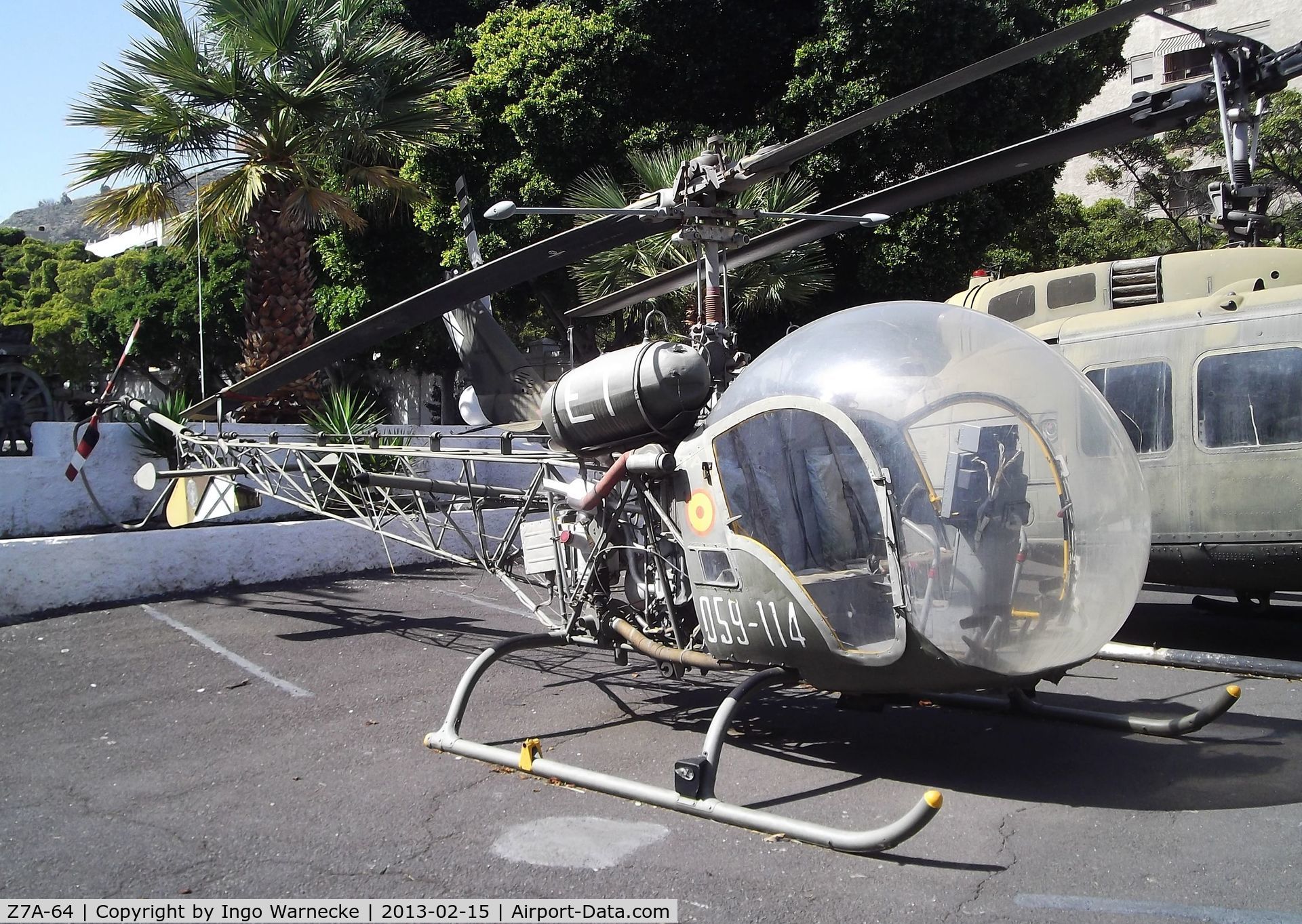 Z7A-64, Bell OH-13H C/N 2512, Bell OH-13H Sioux at the Museo Militar, Santa Cruz de Tenerife