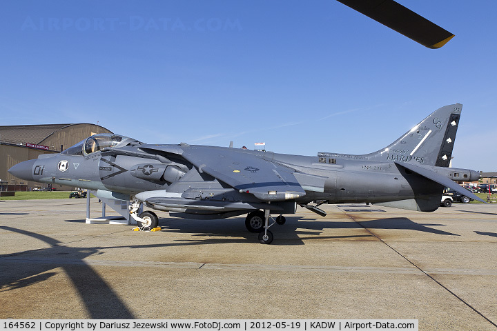 164562, McDonnell Douglas AV-8B Harrier II C/N 247, AV-8B Harrier 164562 CG-01 from VMA-231 