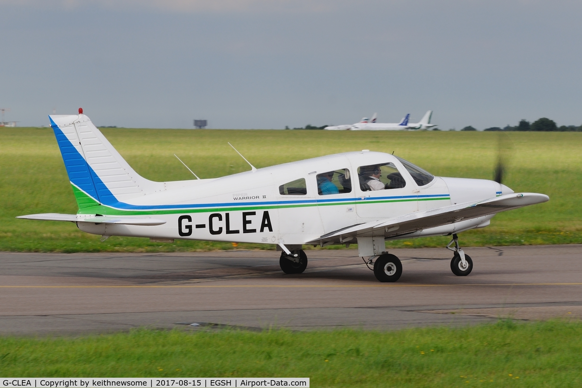 G-CLEA, 1978 Piper PA-28-161 Cherokee Warrior II C/N 28-7916081, Welcome Visitor.