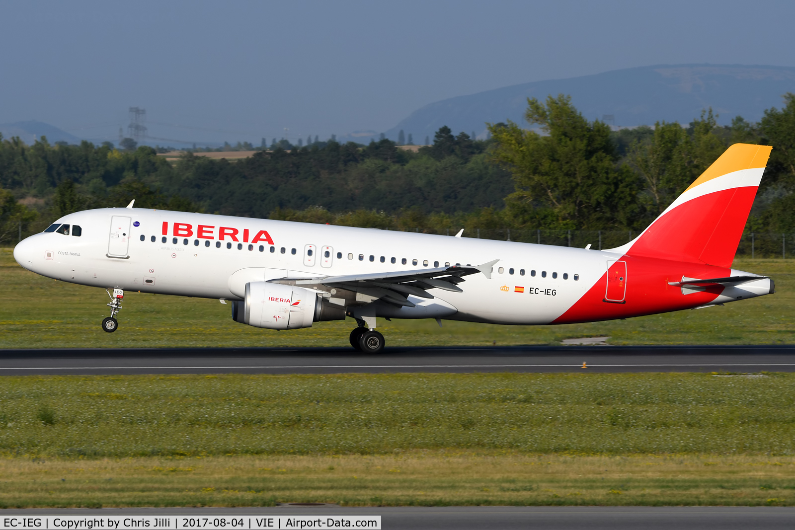 EC-IEG, 2001 Airbus A320-214 C/N 1674, Iberia