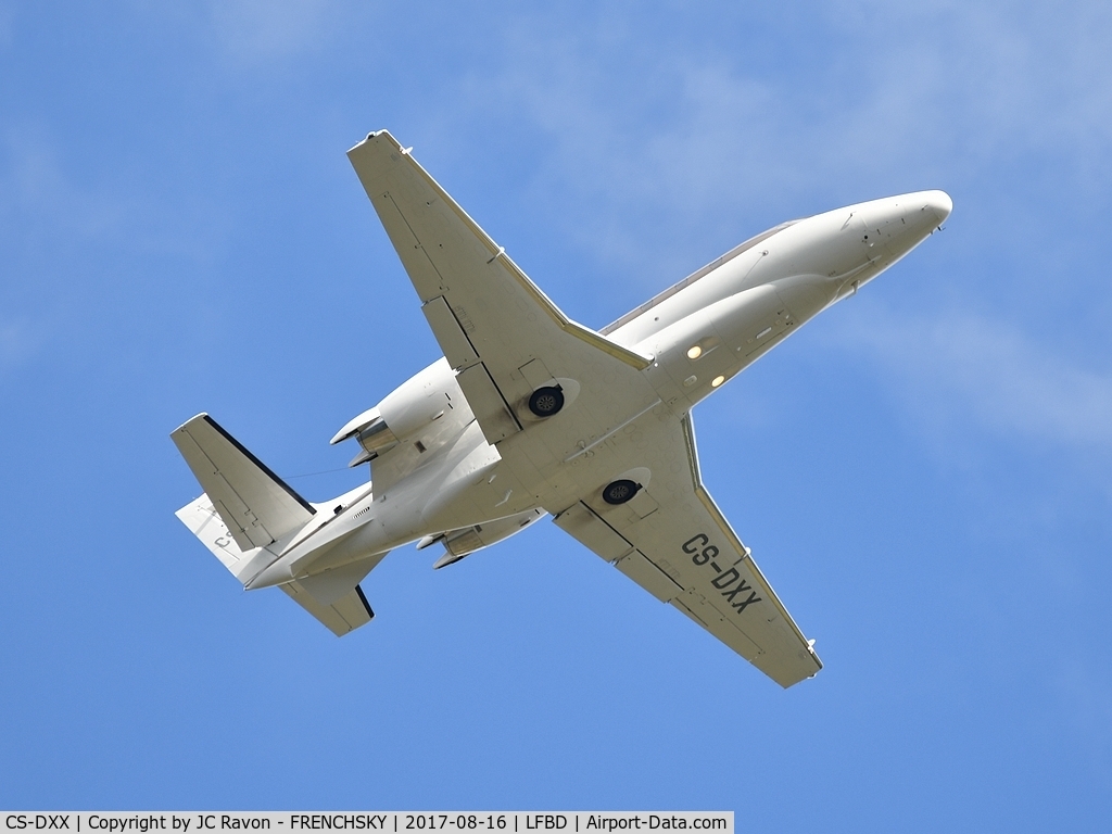 CS-DXX, 2008 Cessna 560XL Citation XLS C/N 560-5789, Netjets Transportes Aereos take off runway 23