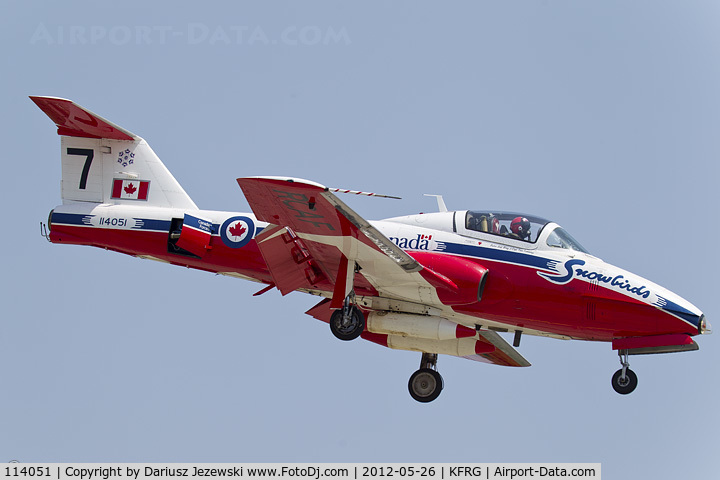 114051, Canadair CT-114 Tutor C/N 1051, CAF CT-114 Tutor 114051 C/N 1051 from Snowbirds Demo Team 15 Wing CFB Moose Jaw, SK