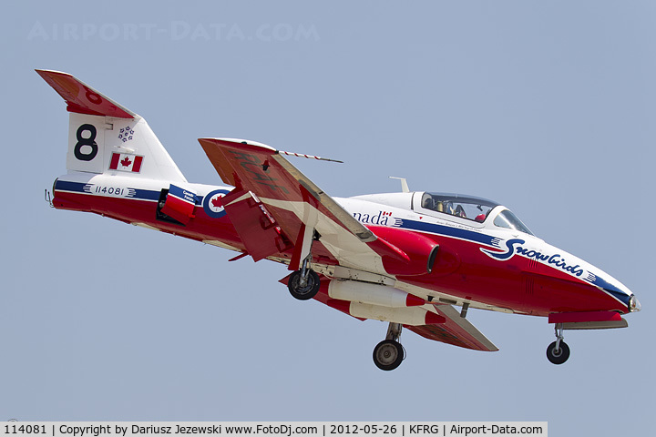 114081, Canadair CT-114 Tutor C/N 1081, CAF CT-114 Tutor 114081 C/N 1081 from Snowbirds Demo Team 15 Wing CFB Moose Jaw, SK