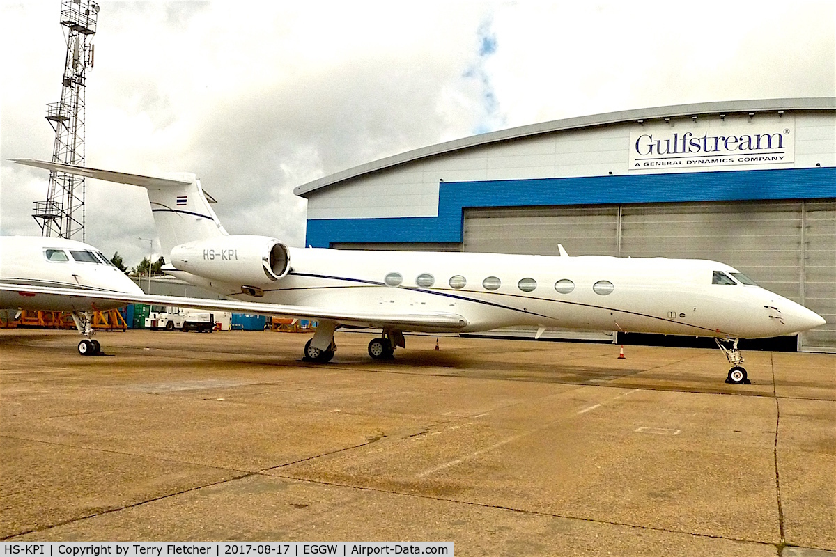 HS-KPI, 2014 Gulfstream Aerospace V-SP G550 C/N 5480, At London- Luton
