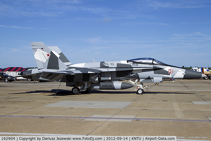 162904, McDonnell Douglas F/A-18A+ Hornet C/N 465/A382, F/A-18A Hornet 162904 AF-01 from VFC-12 