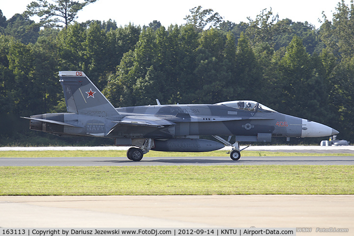 163113, McDonnell Douglas F/A-18A Hornet C/N 0507/A419, F/A-18A Hornet 163113 AF-06 from VFA-204 