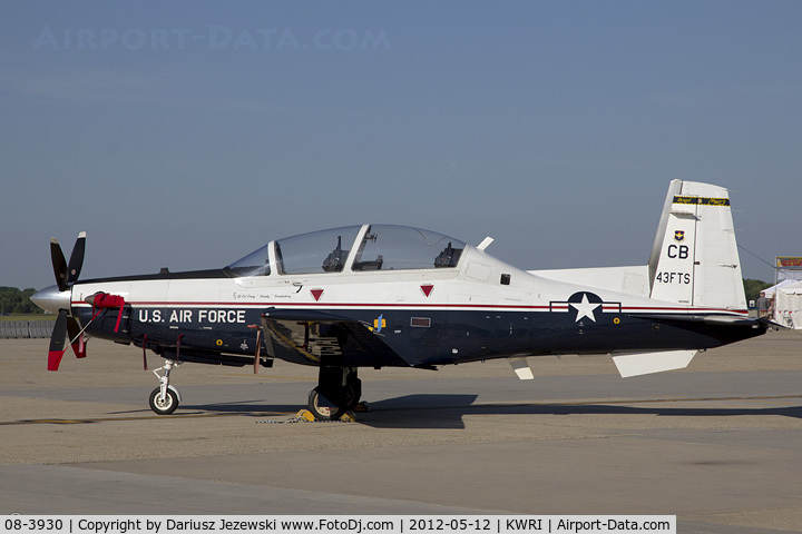 08-3930, 2008 Raytheon T-6A Texan II C/N PT-489, T-6A Texan II 08-3930 CB from 37th FTS 