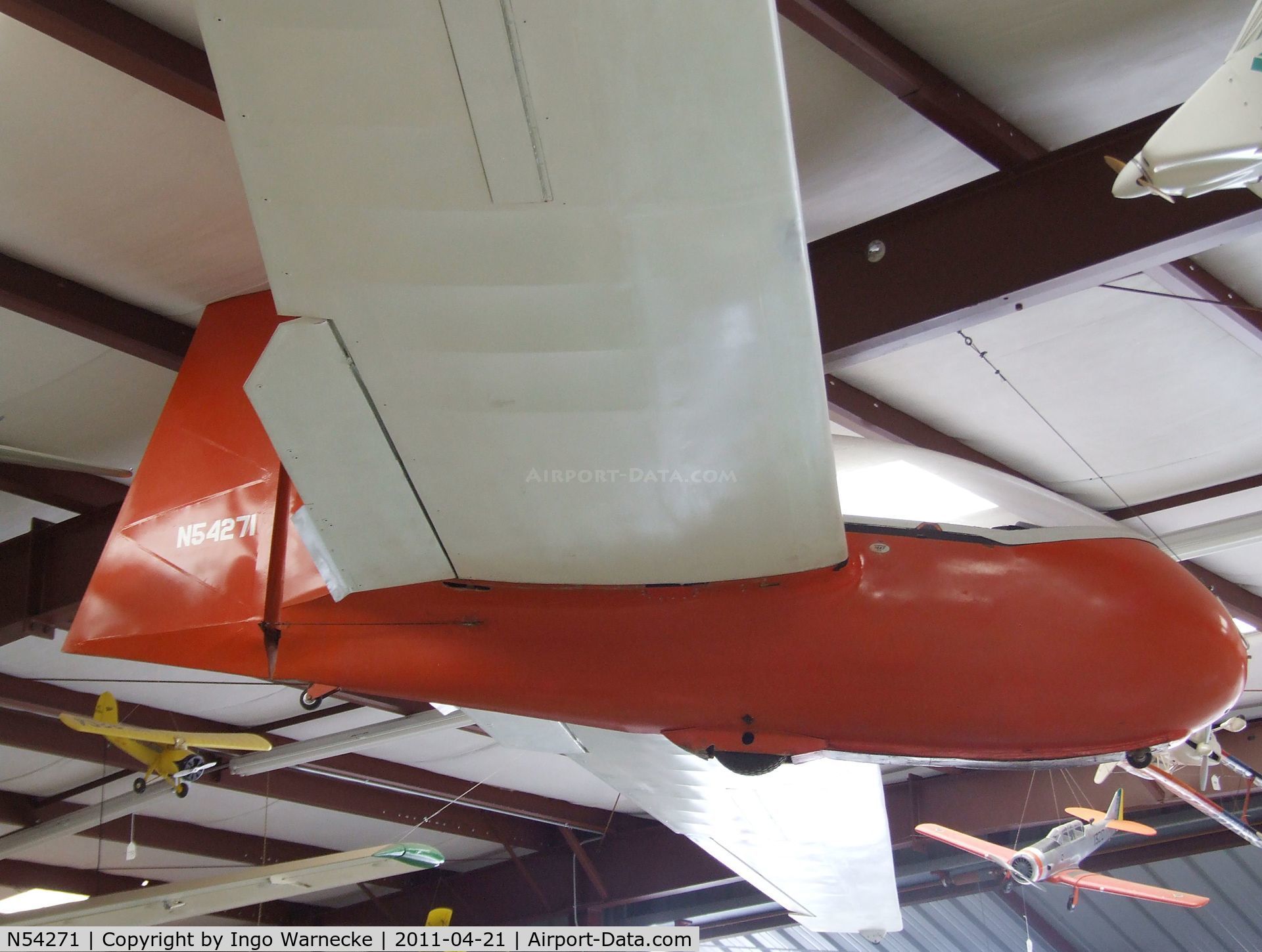 N54271, 1985 Markse Pioneer II C/N 3, Marske Pioneer II at the Wings of History Air Museum, San Martin CA