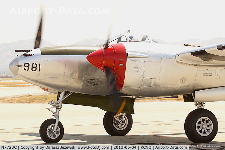 N7723C, 1944 Lockheed P-38L-5 Lightning C/N 7985, Lockheed P-38L Lightning 