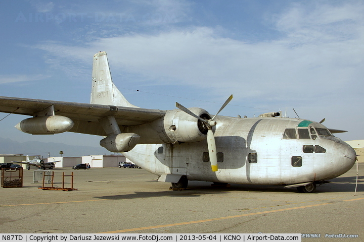 N87TD, 1968 Grumman G-1159 C/N 39, Fairchild C-123K Provider  C/N 54-581, N87TD
