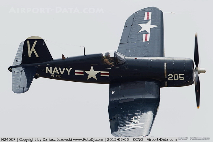 N240CF, 1945 Vought F4U-4 Corsair C/N 9513, Chance Vought F4U-4 Corsair  C/N 9513, NX240CF