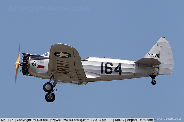 N62476, 1942 Fairchild PT-23A Cornell (M-62C) C/N T42-6001, Fairchild M-62C (PT-23A)  C/N T42-6001, N62476