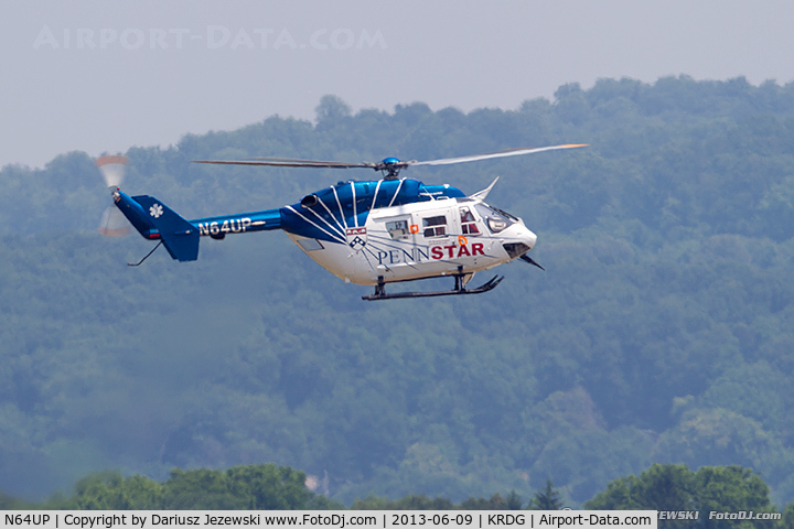 N64UP, 1988 Eurocopter-Kawasaki BK-117B-2 C/N 7143, MBB BK-117 B-2  C/N 7143, N64UP