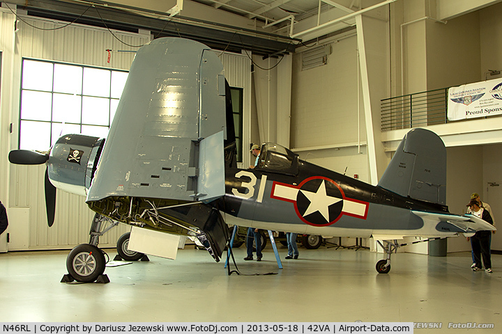 N46RL, 1945 Goodyear FG-1D Corsair C/N Not found (92508/N46RL), Goodyear FG-1D Corsair C/N 92508, N46RL