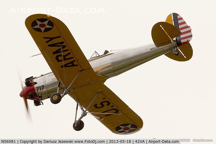 N56081, 1942 Ryan Aeronautical ST3KR C/N 1926, Ryan Aeronautical ST-3KR (PT-22)  C/N 1926, N56081