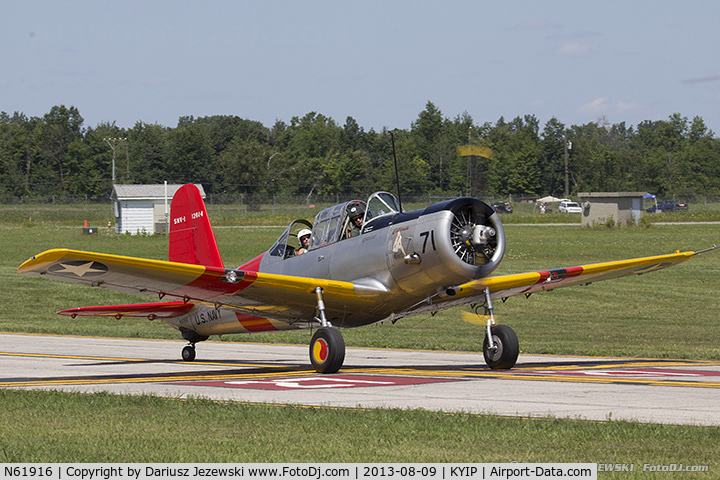 N61916, 1942 Vultee SNV-1 (BT-13A) Valiant C/N 7041, Convair SNV-1 