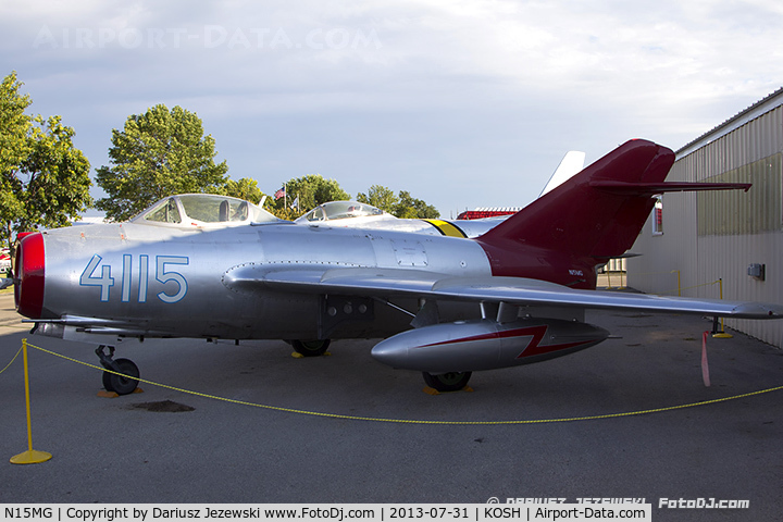 N15MG, 1954 Mikoyan-Gurevich MiG-15bis C/N 1411, Mikoyan-Gurevich MiG-15BIS  C/N 1411, N15MG