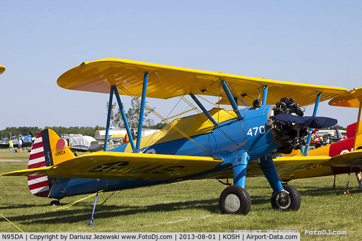 N95DA, 1942 Boeing A75N1 C/N 75-1570, Boeing A75N1(PT17) Stearman  C/N 75-1570, N95DA