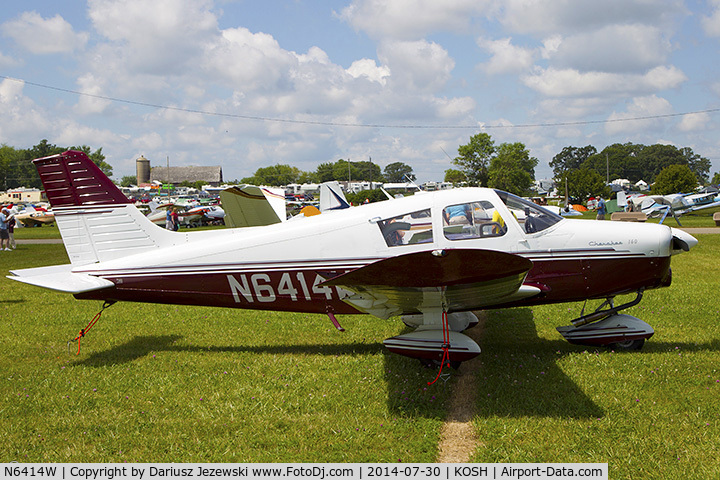 N6414W, 1964 Piper PA-28-140 C/N 28-20483, Piper PA-28-140 Cherokee  C/N 28-20483, N6414W