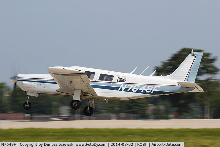 N7649F, Piper PA-32R-300 Cherokee Lance C/N 32R-7780072, Piper PA-32R-300 Lance  C/N 32R-7780072, N7649F