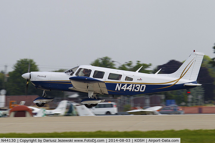 N44130, 1974 Piper PA-32-260 Cherokee Six C/N 32-7400047, Piper PA-32-260 Cherokee Six  C/N 32-7400047, N44130