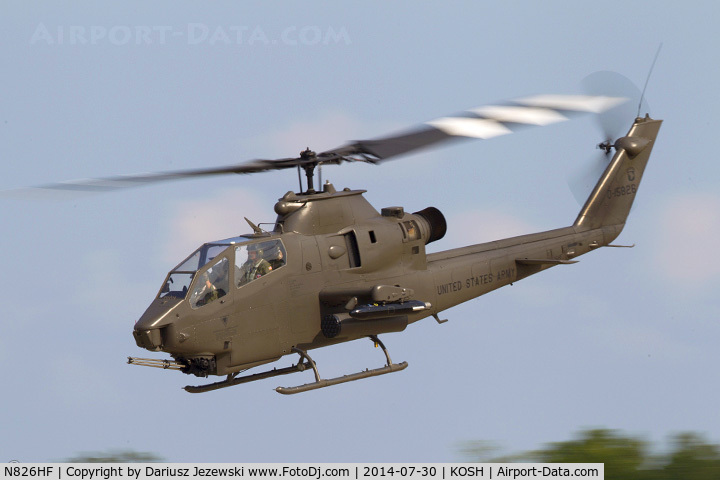 N826HF, 1967 Bell AH-1F Cobra C/N 67-15826, Bell AH-1F  C/N 67-15826, N826HF
