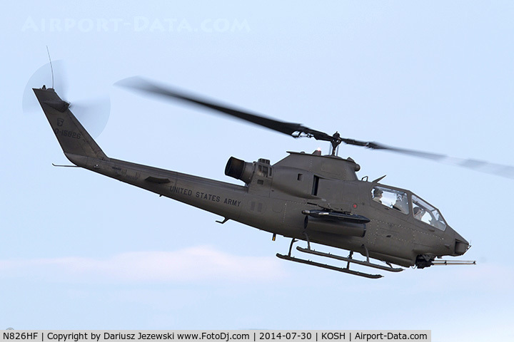 N826HF, 1967 Bell AH-1F Cobra C/N 67-15826, Bell AH-1F  C/N 67-15826, N826HF