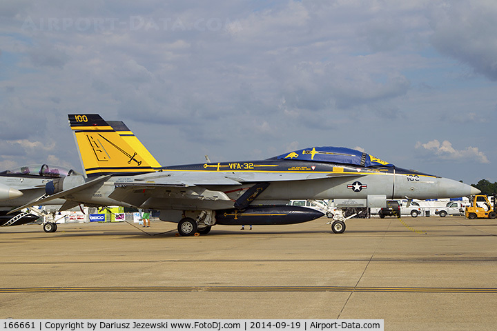 166661, Boeing F/A-18F Super Hornet C/N F139, F/A-18F Super Hornet 166661 AC-100 from VF-32 