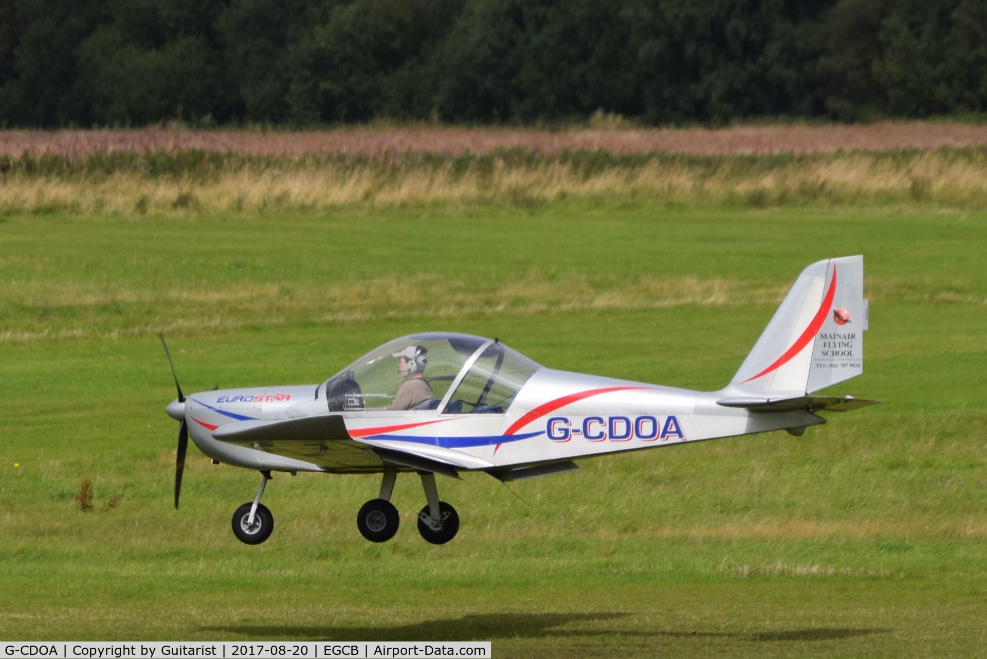 G-CDOA, 2005 Evektor-Aerotechnik EV-97 Teameurostar UK C/N 2506, City Airport Manchester