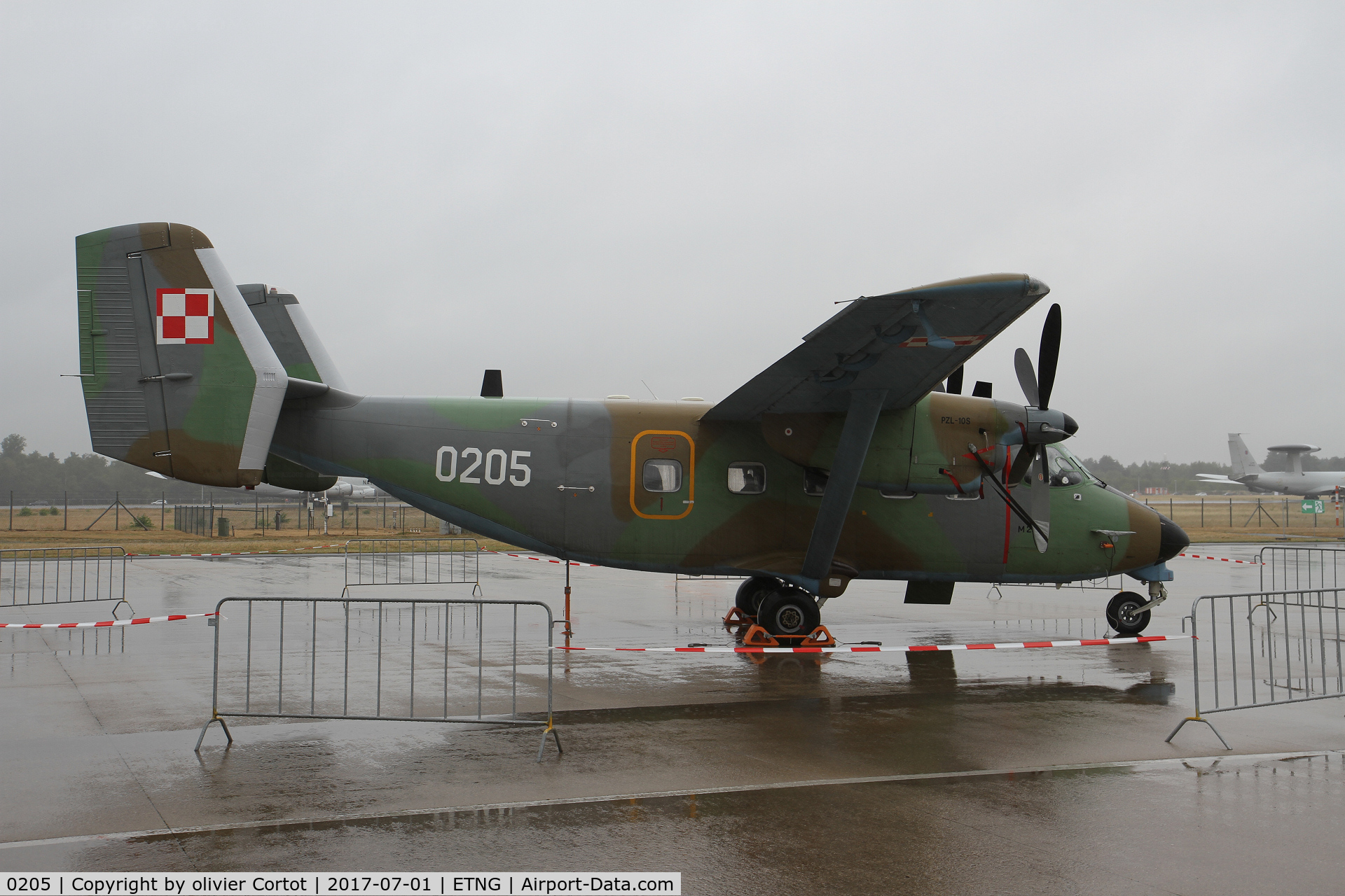 0205, PZL-Mielec M-28B1TD Bryza 1TD C/N AJG002-05, bad weather over Geilenkirchen