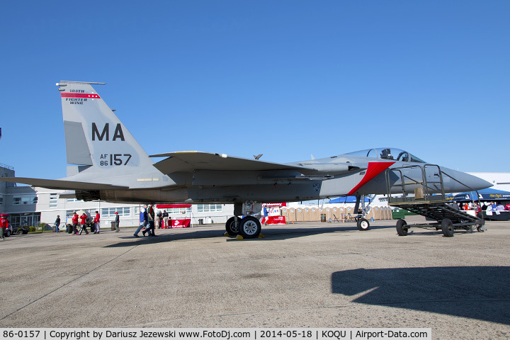 86-0157, 1986 McDonnell Douglas F-15C Eagle C/N 1005/C385, F-15C Eagle 86-0157 MA from 131st FS 