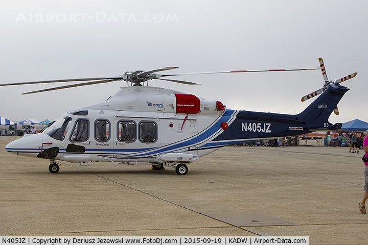 N405JZ, 2015 AgustaWestland AW-139 C/N 41503, Agusta Aerospace Corp AW139  C/N 41503, N405JZ