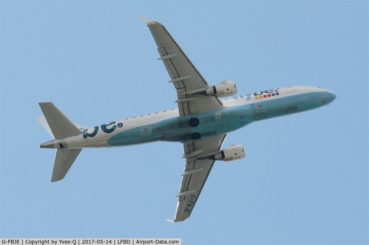 G-FBJE, 2012 Embraer 175STD (ERJ-170-200) C/N 17000336, Embraer 175STD, Take off rwy 05, Bordeaux-Mérignac airport (LFBD-BOD)
