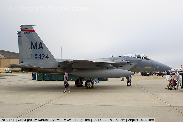 78-0474, McDonnell Douglas F-15C Eagle C/N 0453/C007, F-15C Eagle 78-0474 MA from 131st FS 
