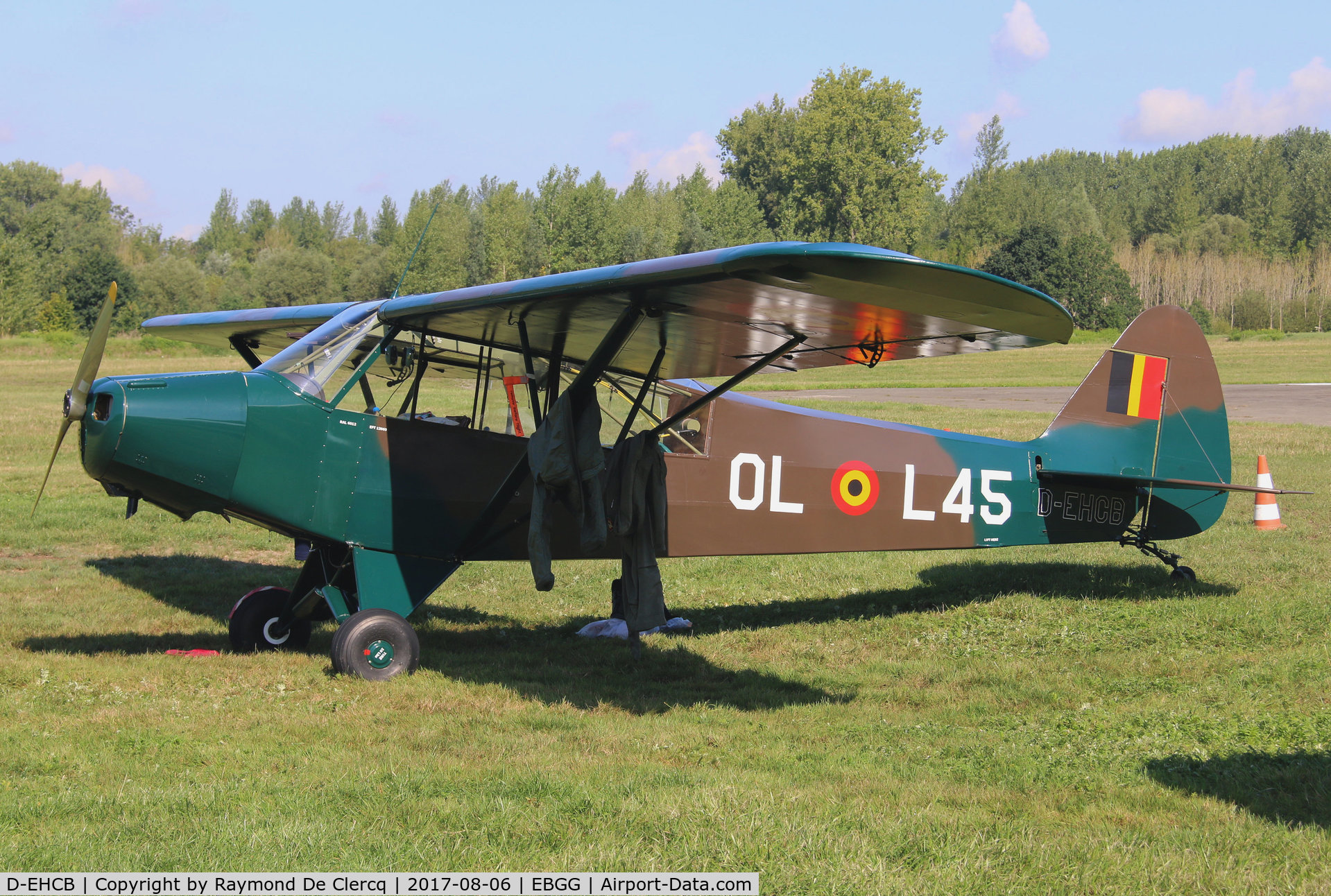 D-EHCB, 1953 Piper L-18C Super Cub (PA-18-95) C/N 18-3219, Tailwheelmeet at Overboelare.